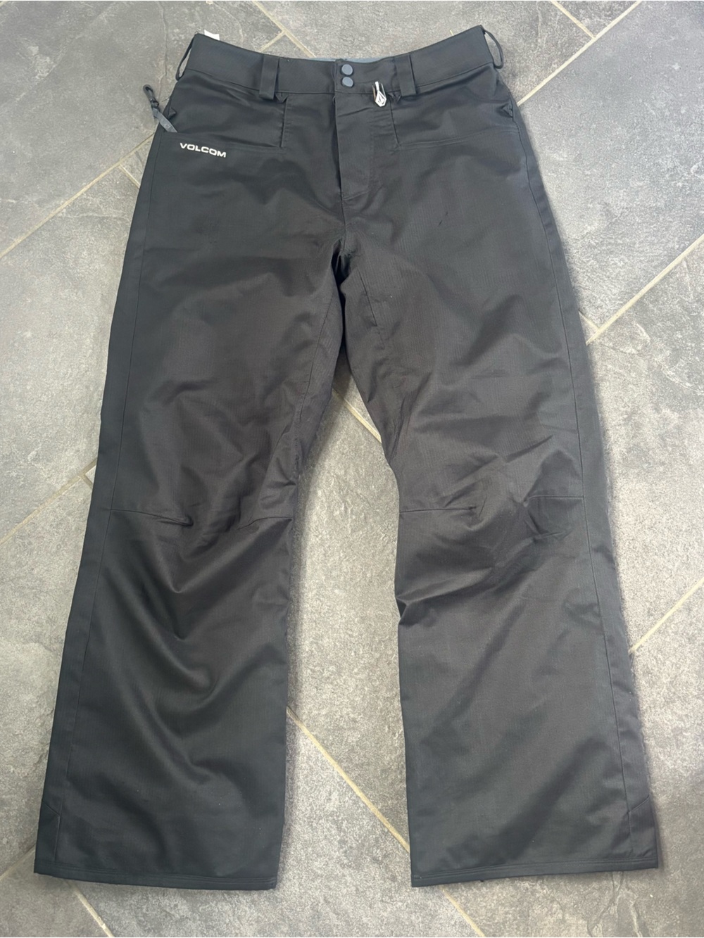 Volcom Carbon Men’s Snowbaord Pants S Ergo black  ski waterproof G1351409